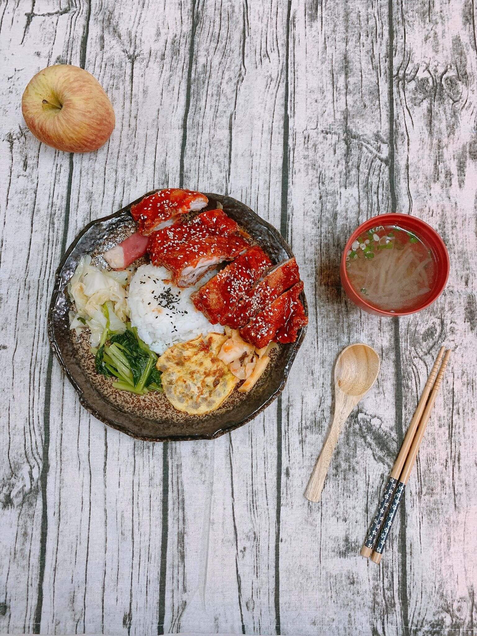 蜜汁雞排飯