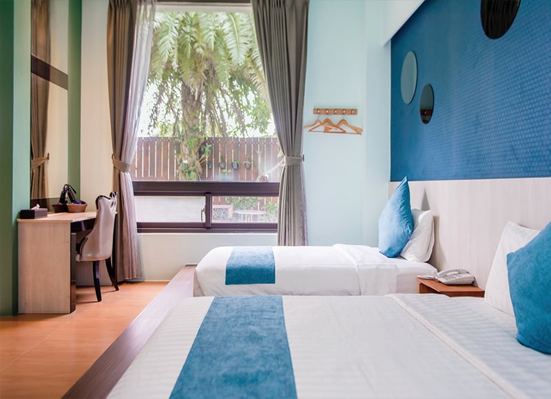 園景和室三人房