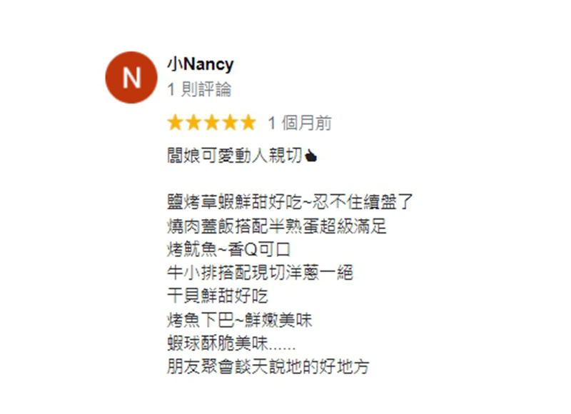 好評分享