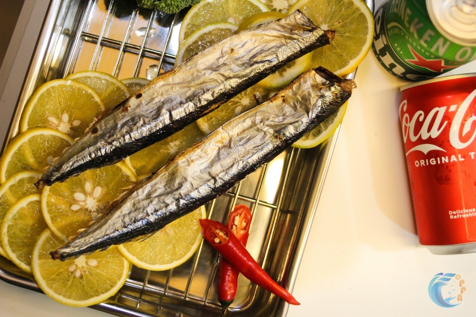 鹽烤秋刀魚